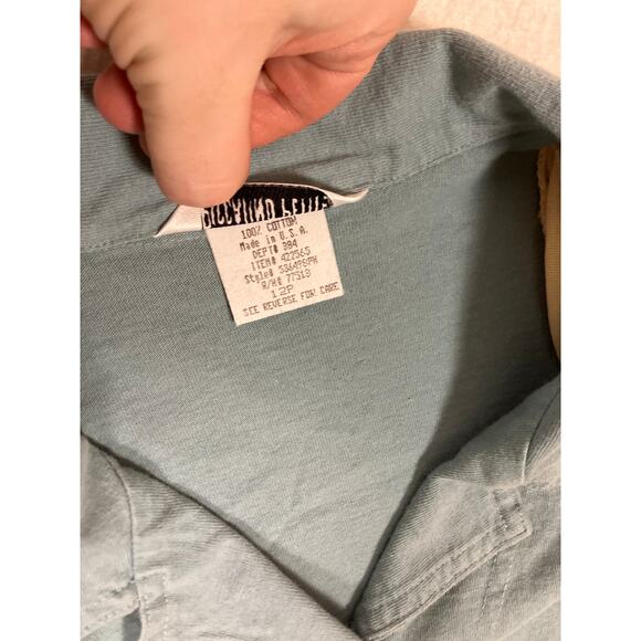 Green Cottagecore Floral Cardigan Sweater Women’s 12/Large Petite Knit Vintage - Picture 3 of 7